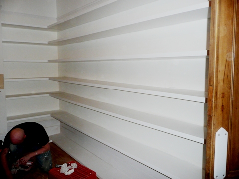 home office cabinets and 

shelving installations